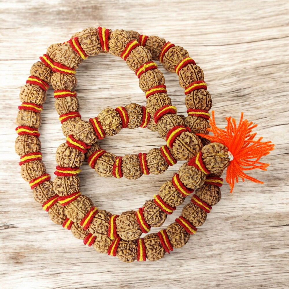 VELVET RUDRAKSHA KANTHA 55 BEADS