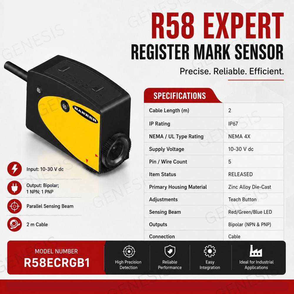 R58 Expert Register Colour Mark Sensor