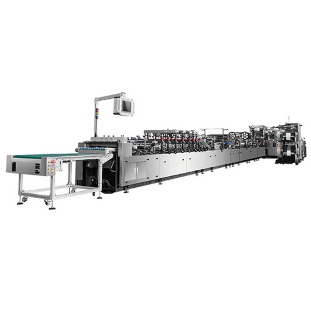 OYANG3 TOP 550FBZ Quad Seal Flat Bottom Pouch Machine