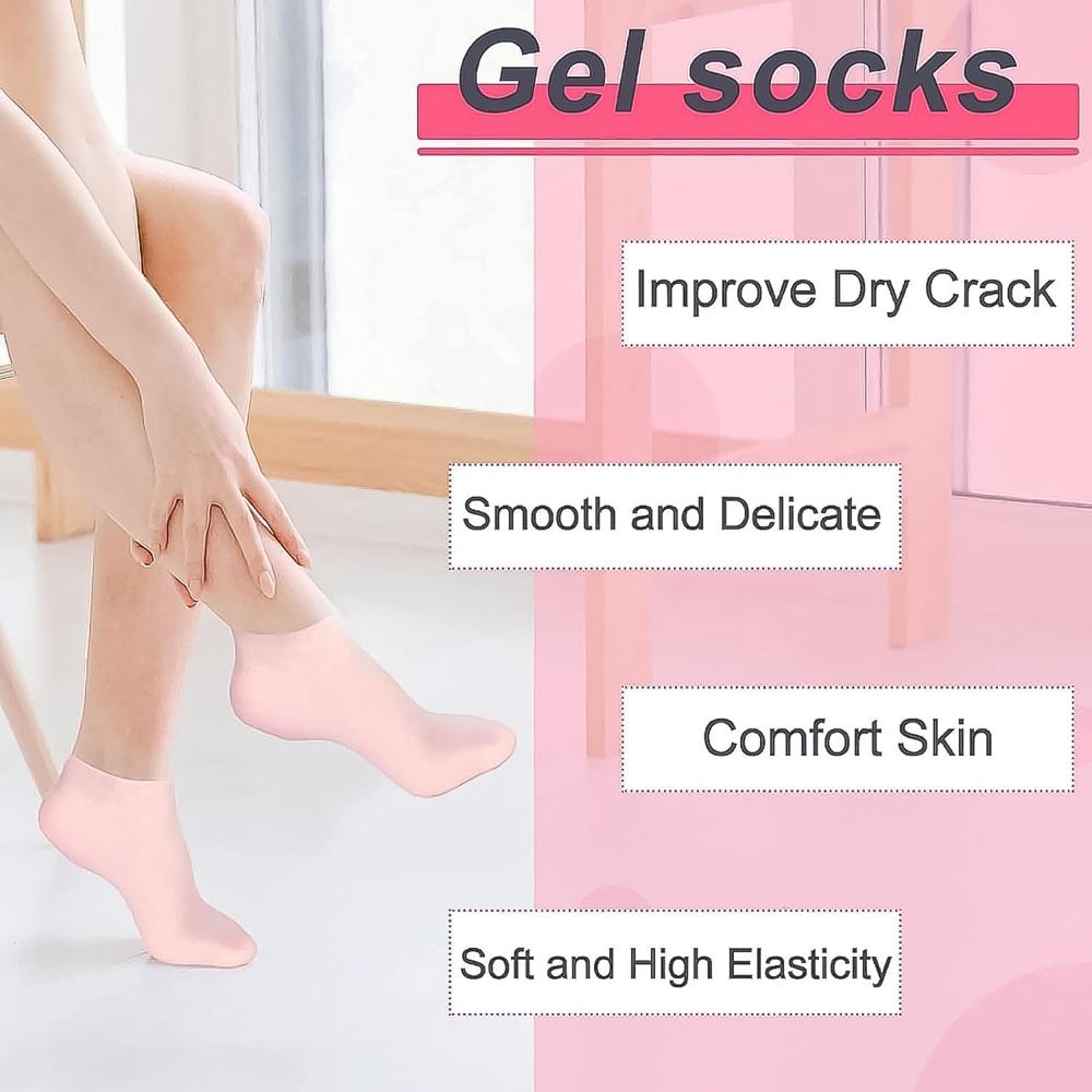 Silicone Moisturizing Socks (1 Pair) - Application: As Per Product Requirement