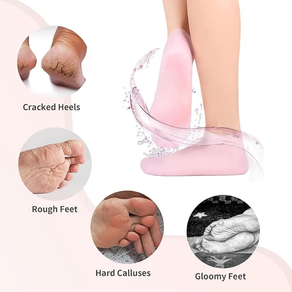 Silicone Moisturizing Socks (1 Pair) - Application: As Per Product Requirement