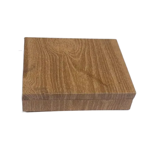 Grooved Box - Mdf Material, 5 X 4 X 1.5 Inch Dimensions | Uv Coated, Uv Offset Printed, Stylish Grooved Design For Small Item Storage