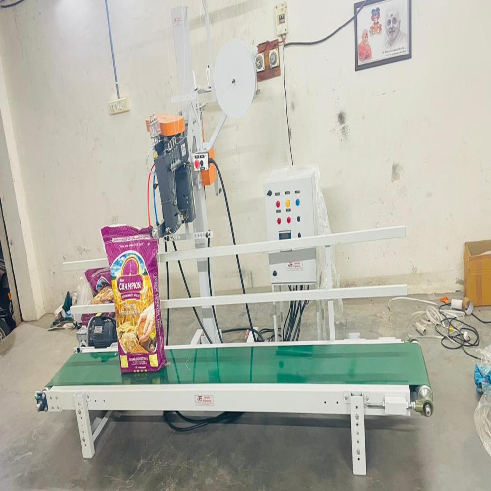 Bag Closing Machine With Belt Conveyor