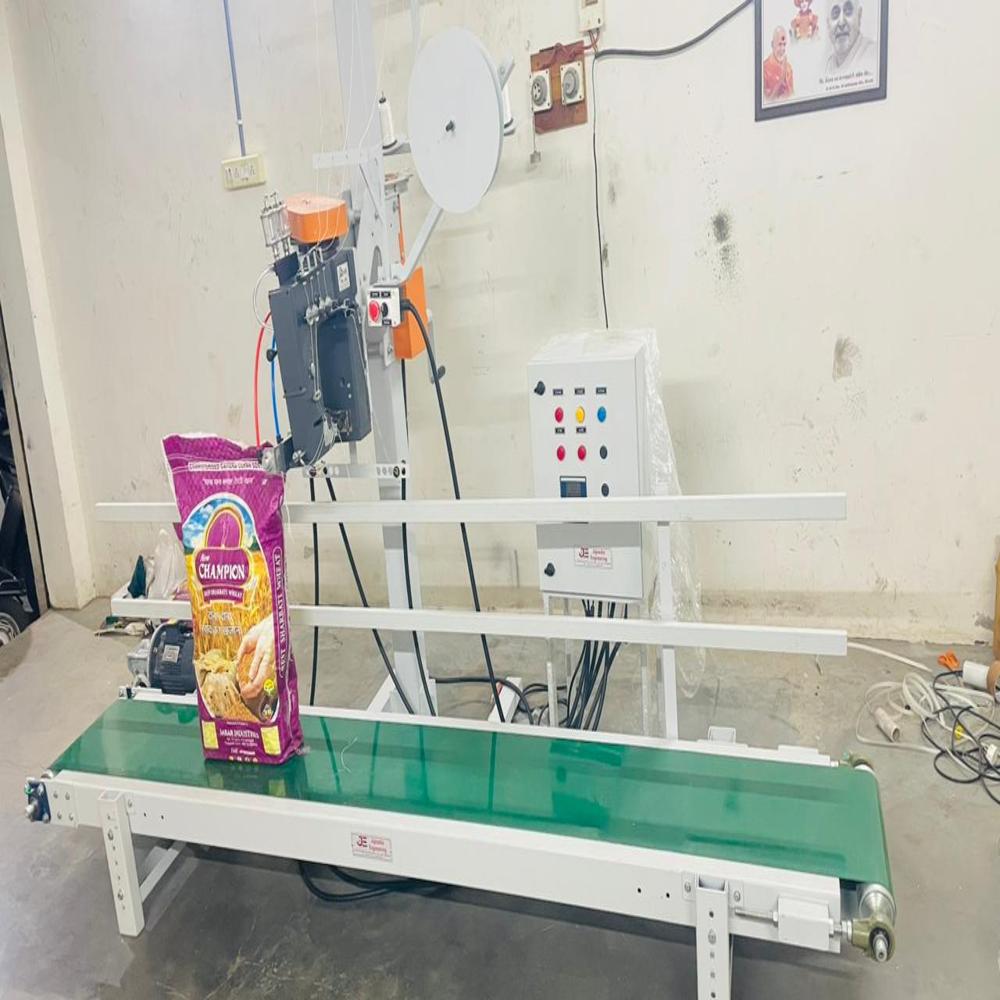 Bag Closing Machine With Belt Conveyor