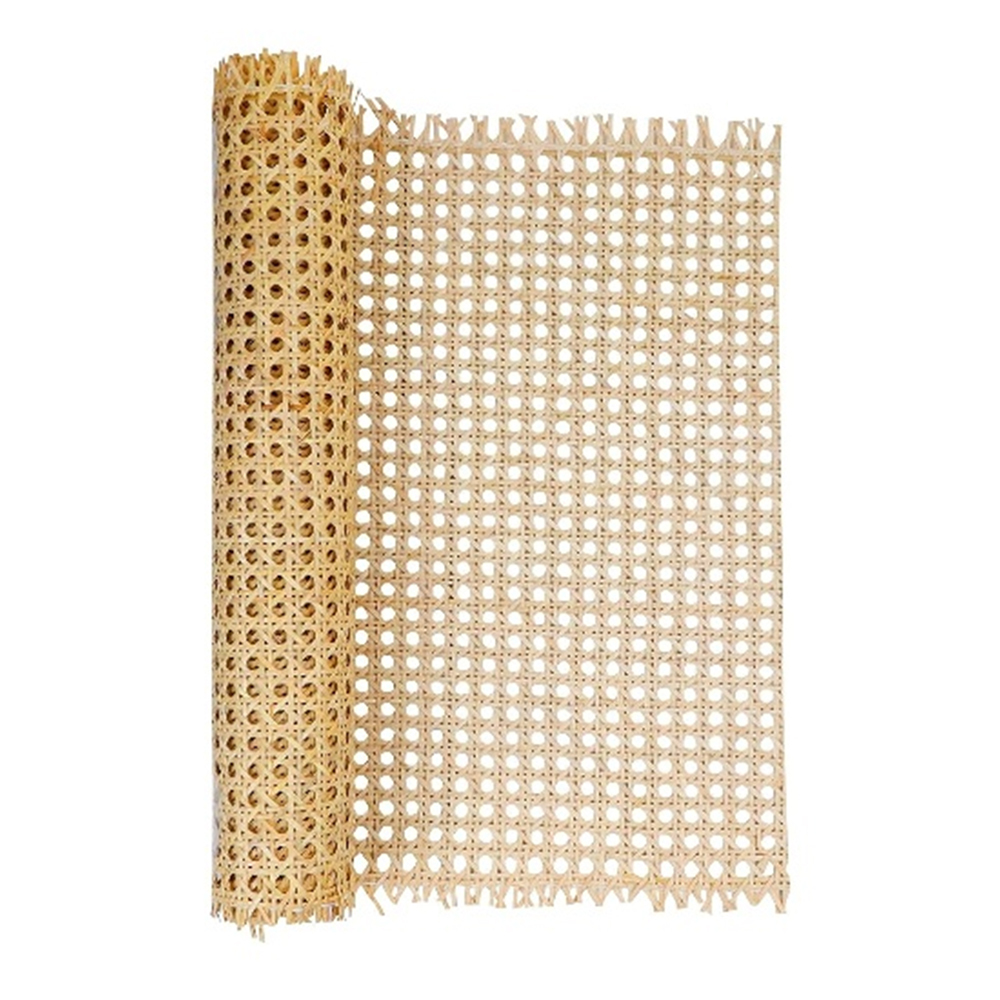 AGELMRT0001 Natural Rattan Webbing - Biodegradable Cane, 18-36 Inch Rolls, 6x6 Open Mesh | Lightweight, Breathable, Unfinished Surface