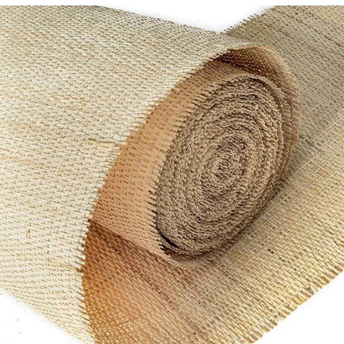 AGELMRT0004 Flat Cane Webbing - Cane, 18-24 Inch Roll, Natural Beige | Eco-Friendly, Lightweight, Open Weave, High Tensile Strength