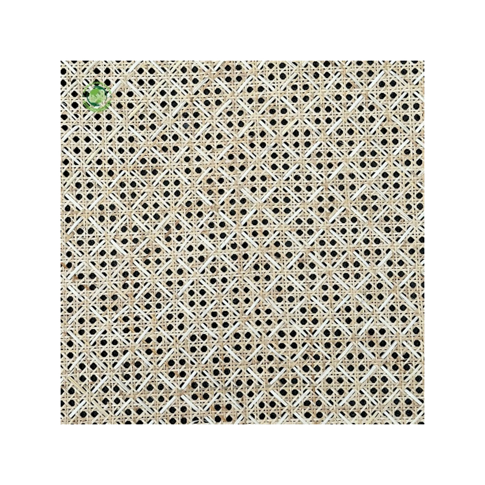 AGELMRT0007 Checker Weave Cane Webbing - Single Ply Cane, Custom Sizes, Natural Beige | Lightweight, Breathable, Eco-Friendly