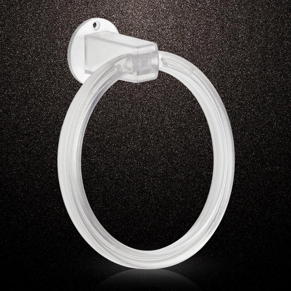 Unbreakable Abs Round Towel Ring Wall Mounted Stand / Holder (1 Pc) - Age Group: As Per Product Requirement