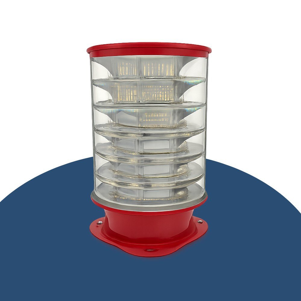 High Intensity Obstruction Light - Color: Red