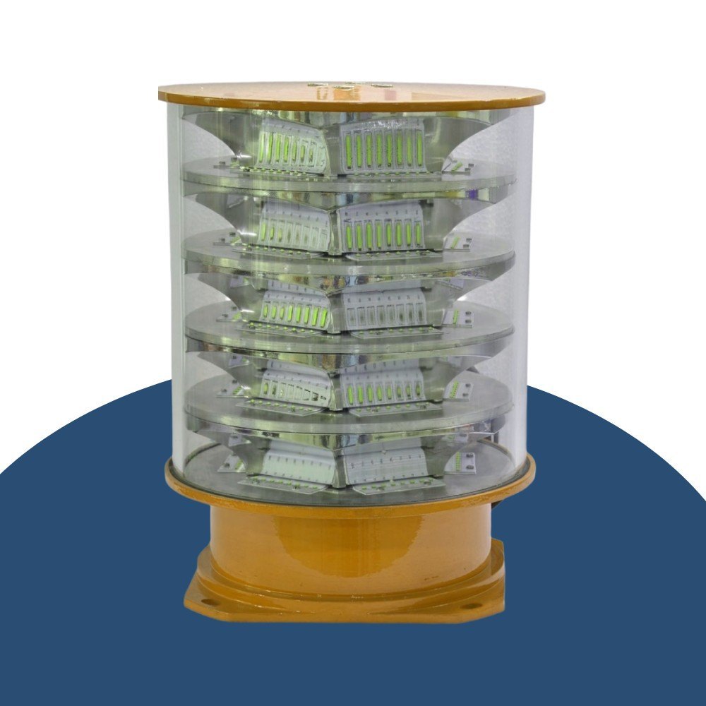 High Intensity Obstruction Light - Color: Red