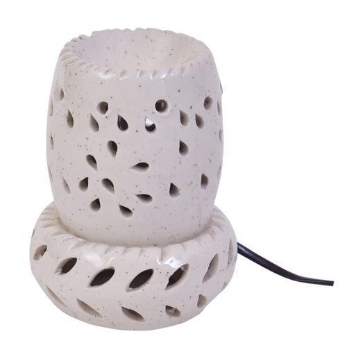 10 CM White Ceramic Oil Burner