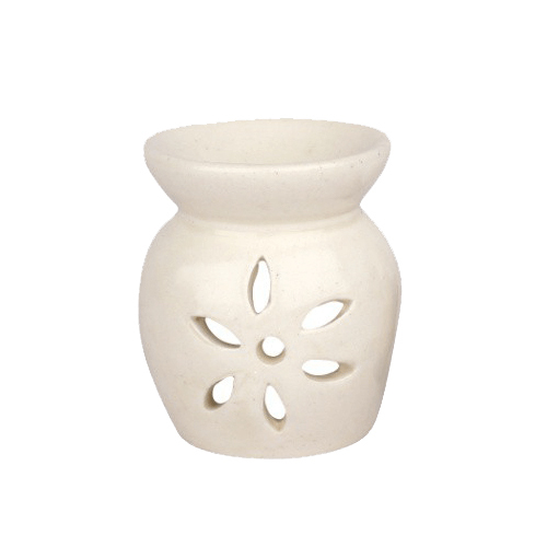 Decorative White Ceramic Oil Burner