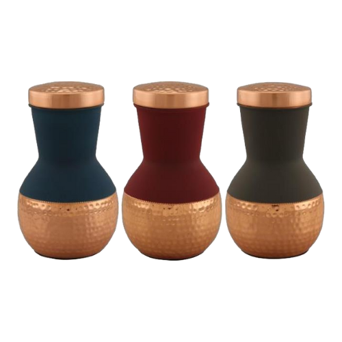 Copper Damru Pot - Diameter: Approx. 9 Cm (At The Base)