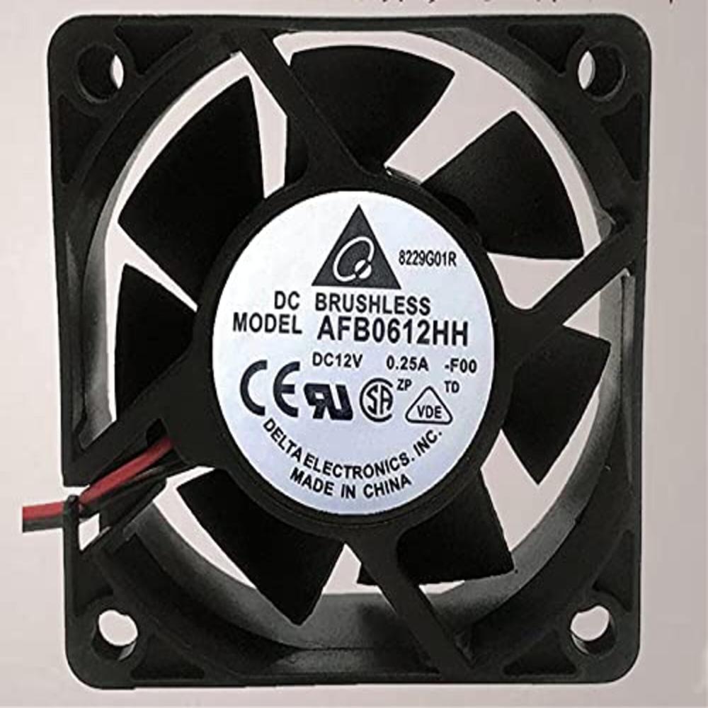 DELTA AFB0612HH 12V DC 0.20A 6025mm Ball Bearing Industrial Axial Cooling Fan