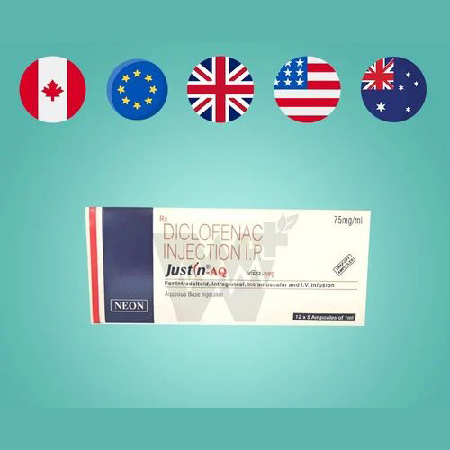 Jastin AQ-75mg Injection Diclofenac