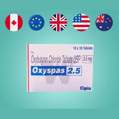 Pxybutynin Oxyspas 2.5mg Tablets