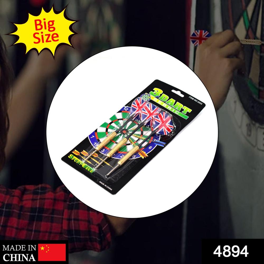 Big 3pcs Dart For Dart Board For Adult Indoor And Outdoor Game For Kids With 3 Darts