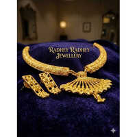 Copper gold plated necklace
