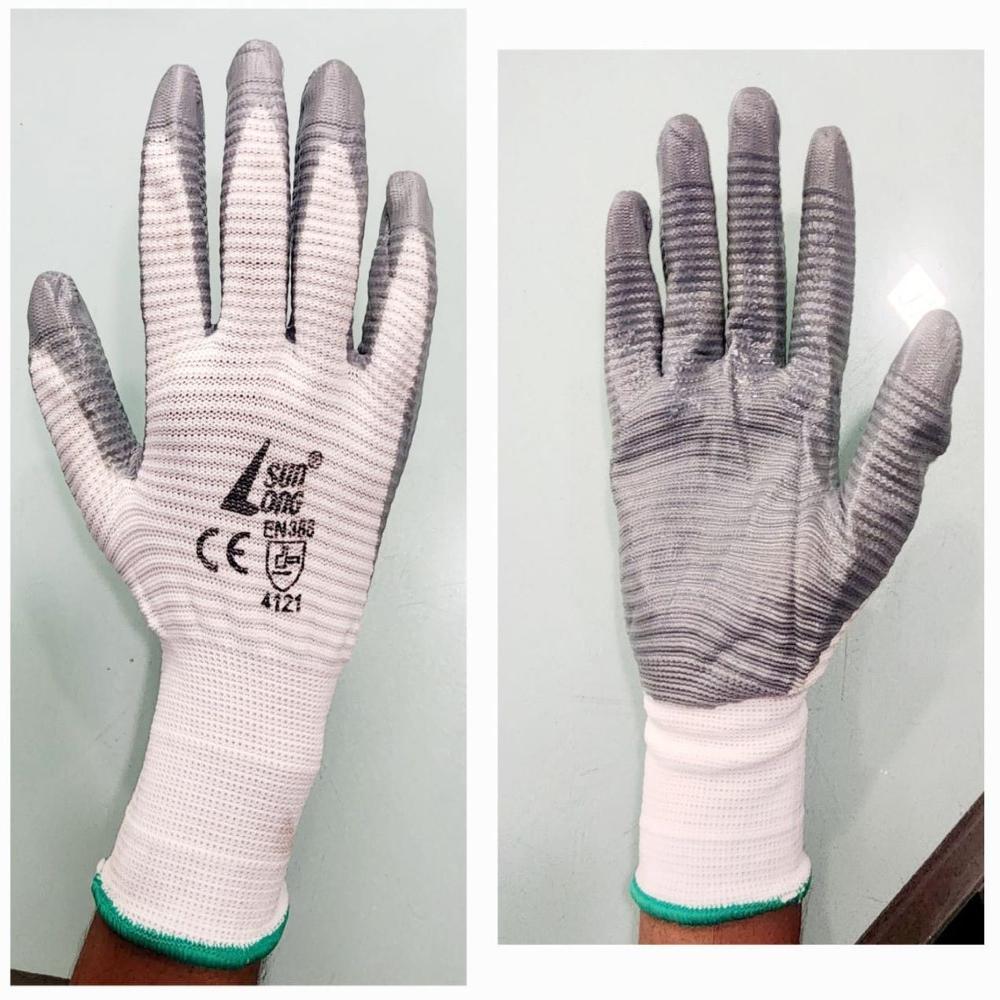 Sunlong Nitrile Coated Wave W/G Hand Gloves
