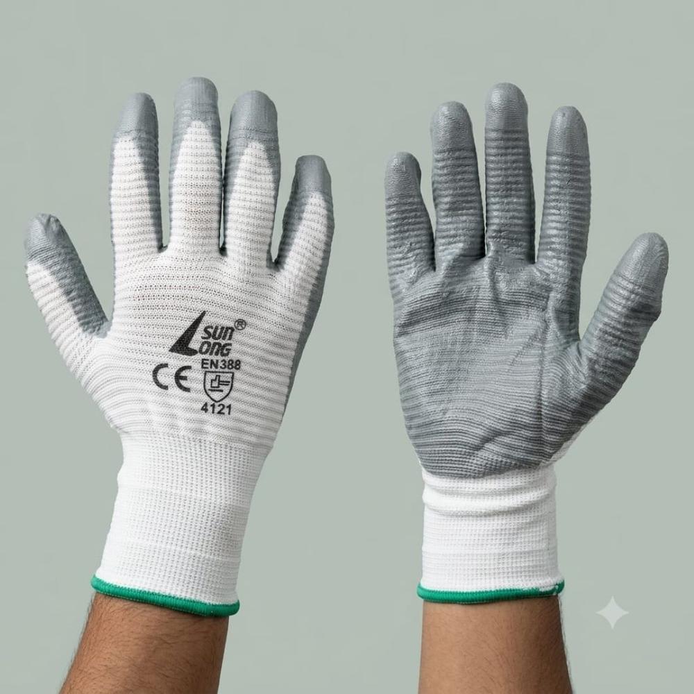Sunlong Nitrile Coated Wave W/G Hand Gloves