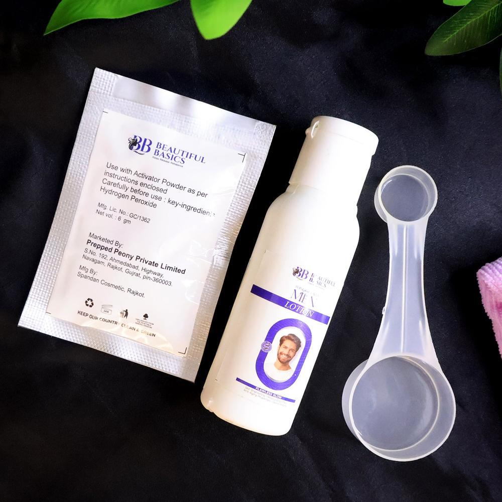 Beautiful Basics Men s Simple Bleach Cream Kit (1 Set)