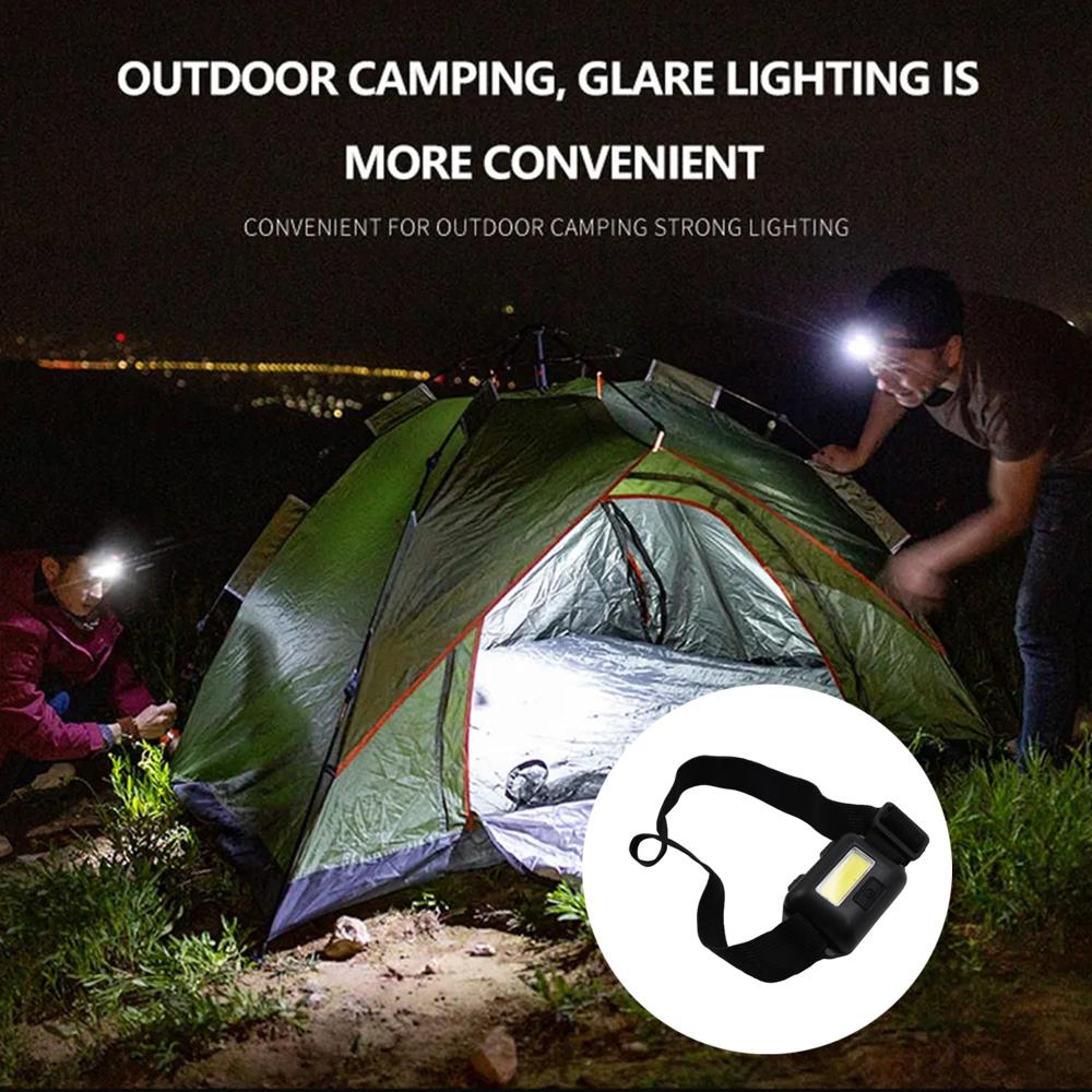 10W COB Waterproof Headlamp Portable Lantern for Camping, Hiking (1 Pc)