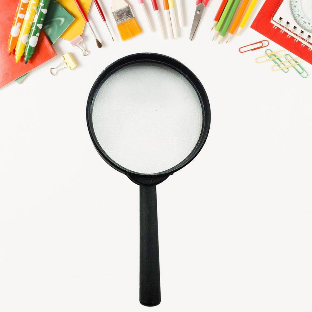 Magnifying Glass Lens Dual-Sided Glass Magnifier (75mm & 50mm, 2 Pc Set)