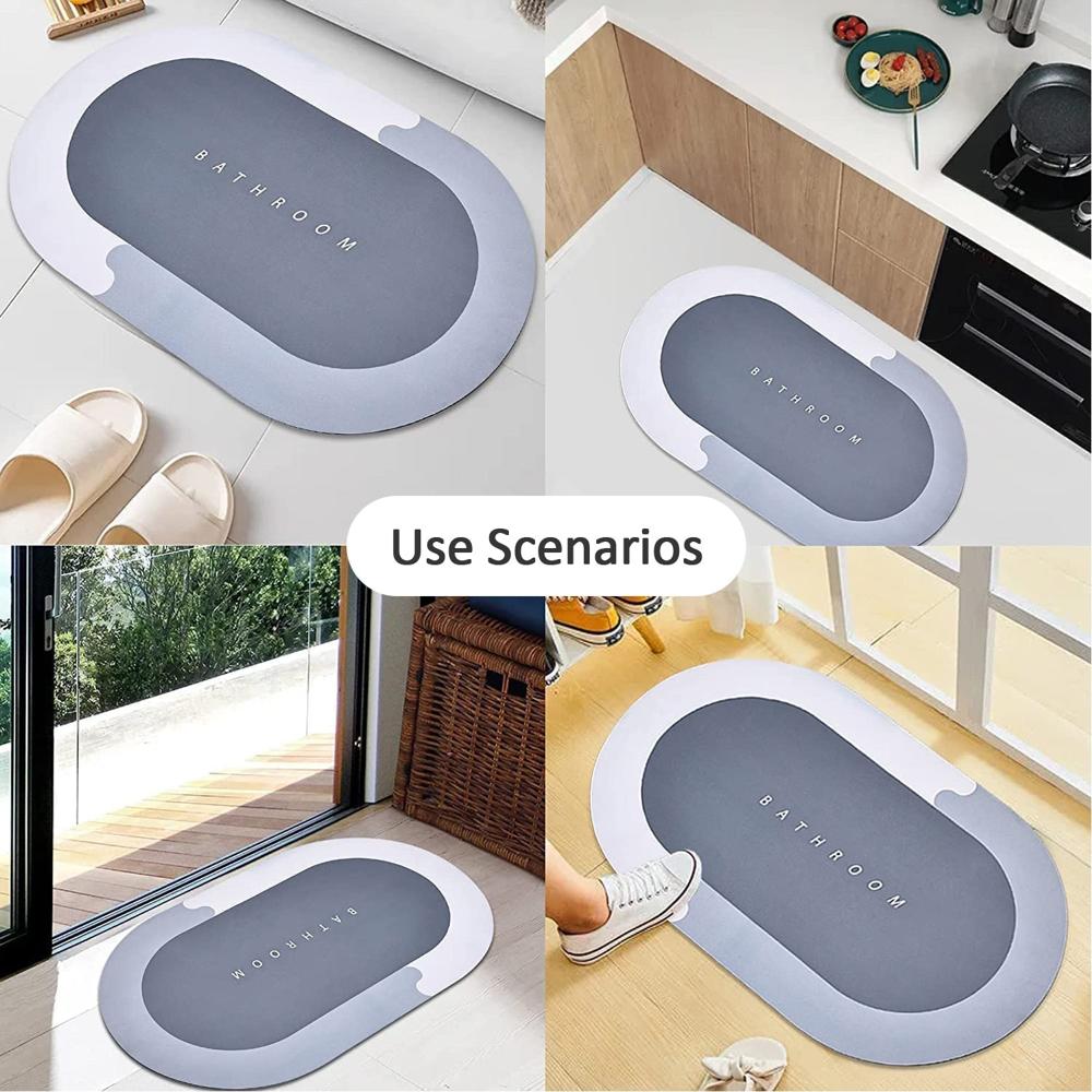 Floor Mat Bath Mat Soft Quick Dry Barrier