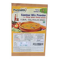 Sambar Mix Powder - Food Grade Laminated Pouch, Spicy & Tangy Flavor, Vegetarian, Resealable, 100g