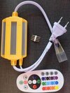 50 50 Rgb Controller - Abs Plastic, 11x5x2.5cm, Yellow, 44-key Ir Remote, Multiple Color Modes, Diy Memory