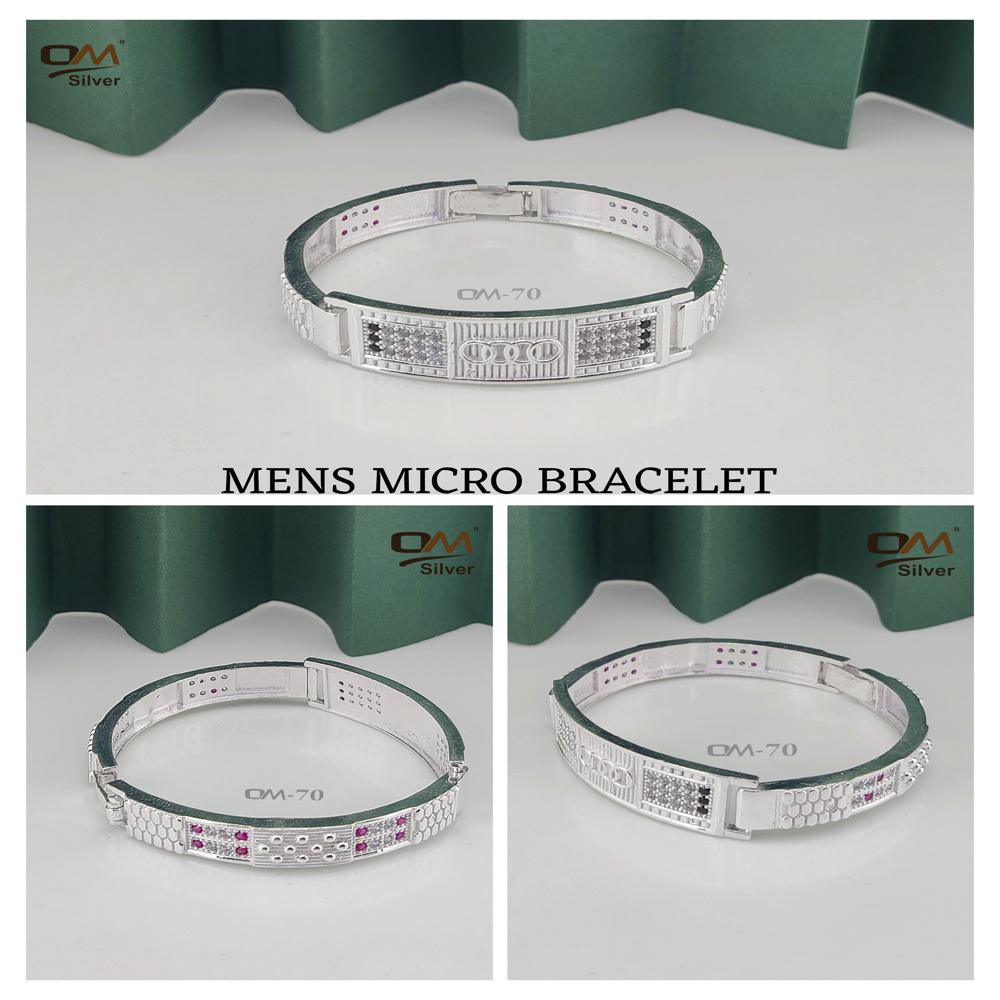 Silver Cz Bracelet - 15-16 Grams | Exquisite Men's Elegance For Weddings, Perfectly Crafted With Timeless Sparkle For Every Occasion