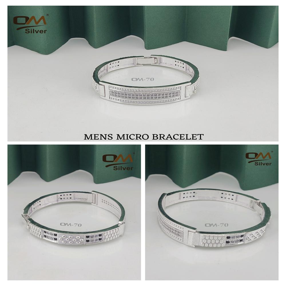 Silver Cz Bracelet - 15-16 Grams | Exquisite Men's Elegance For Weddings, Perfectly Crafted With Timeless Sparkle For Every Occasion