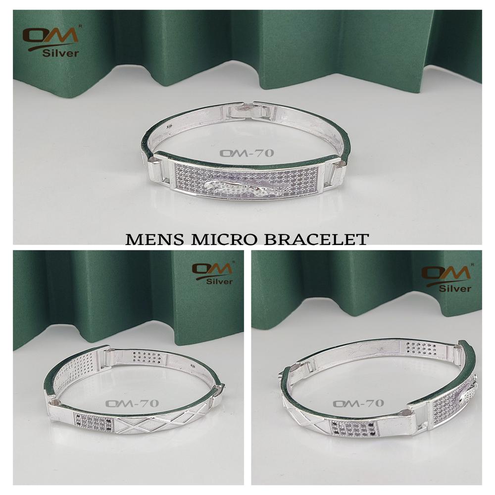 Silver Cz Bracelet - 15-16 Grams | Exquisite Men's Elegance For Weddings, Perfectly Crafted With Timeless Sparkle For Every Occasion