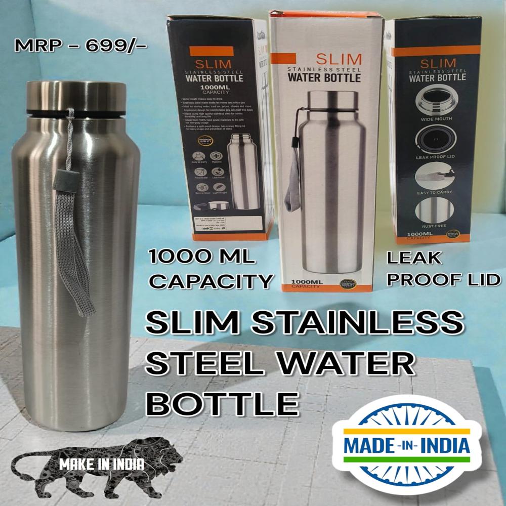 Stainless Steel Water Bottle Premium Quality 1 Litre
