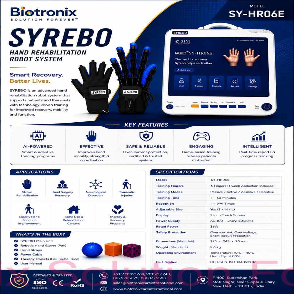 Syrebo Hand Rehabilitation Equipment for Physiotherapy