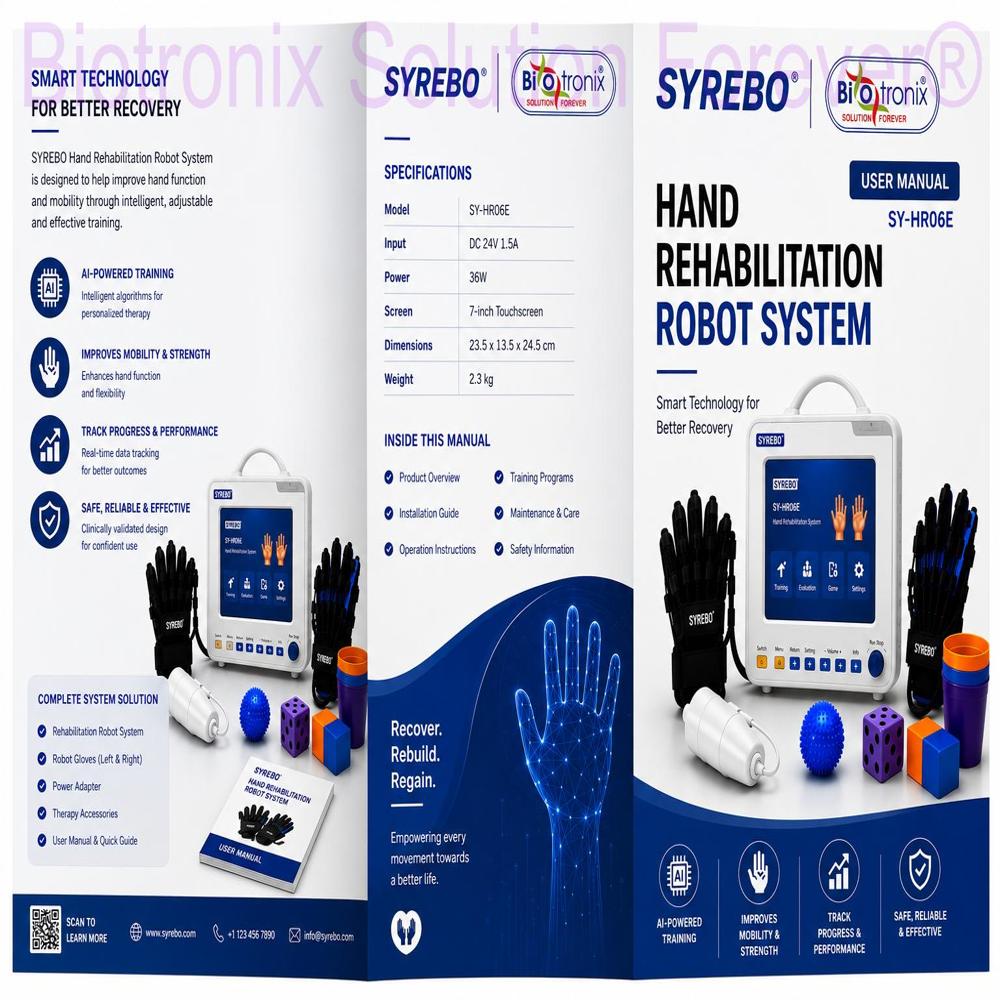 Advanced Hand Mobility Robotic Therapy Equipment