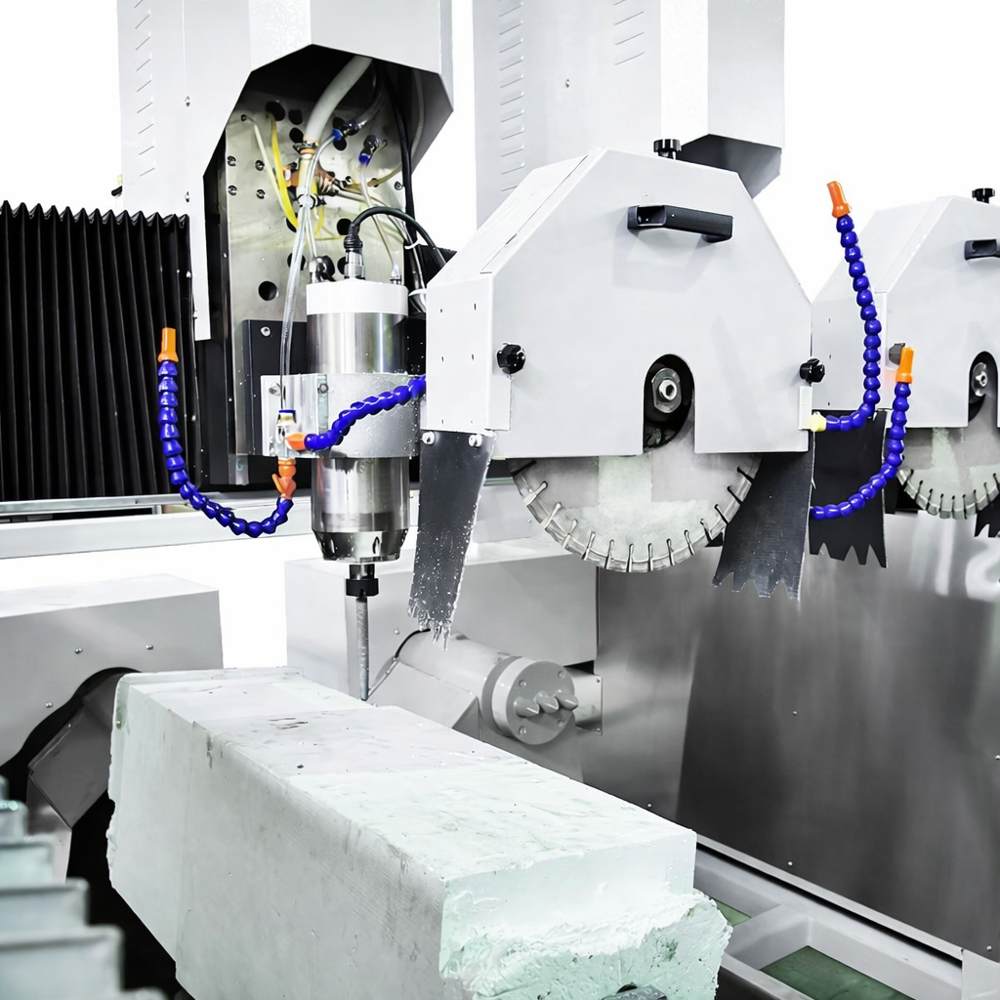 Stone 4 Axis Double Head Multipurpose CNC Router Machine
