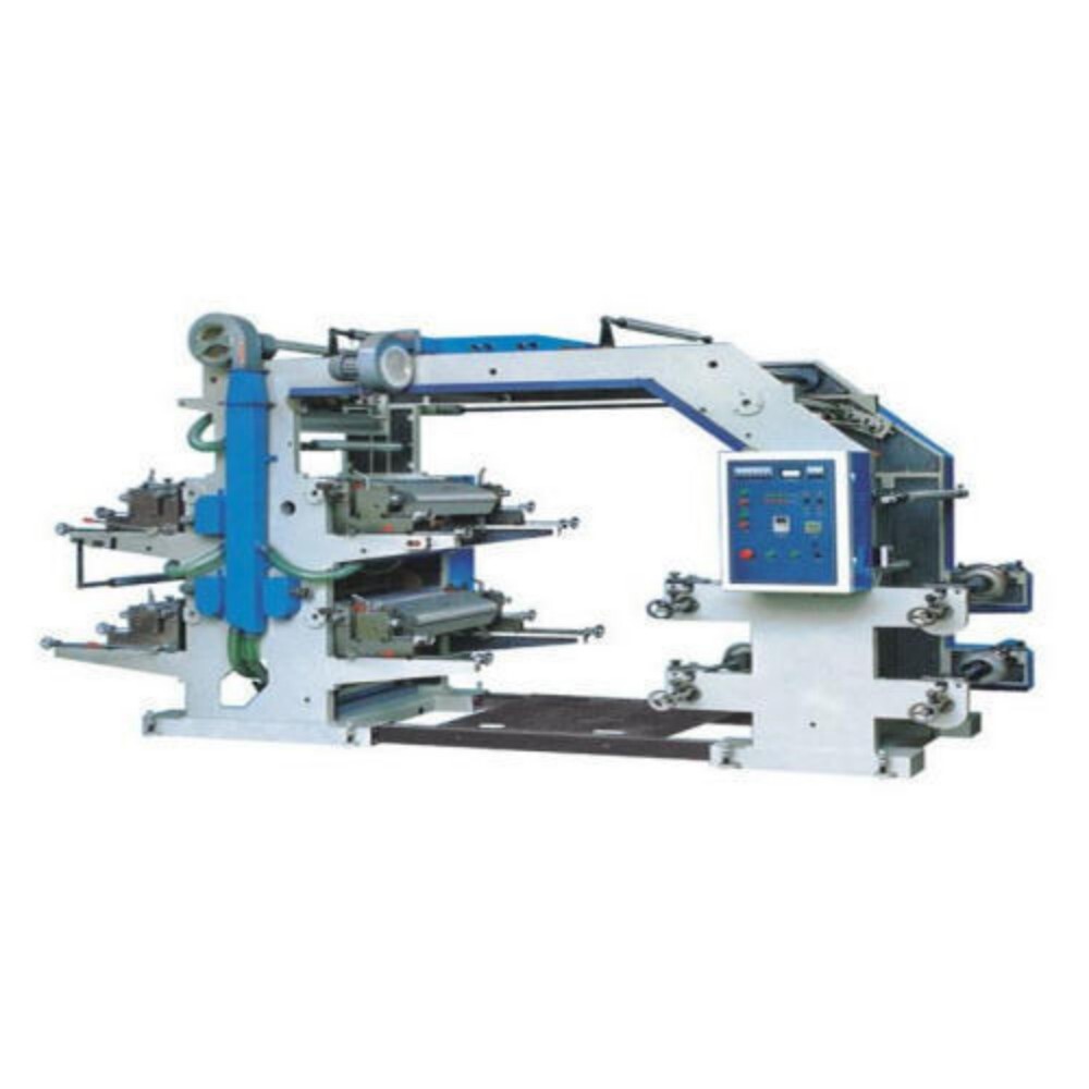 Four Color Non Woven Flexographic Printing Machine