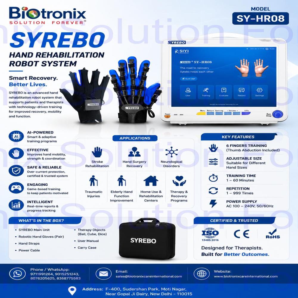 Robotic Hand Exercise System for Physiotherapy Centres