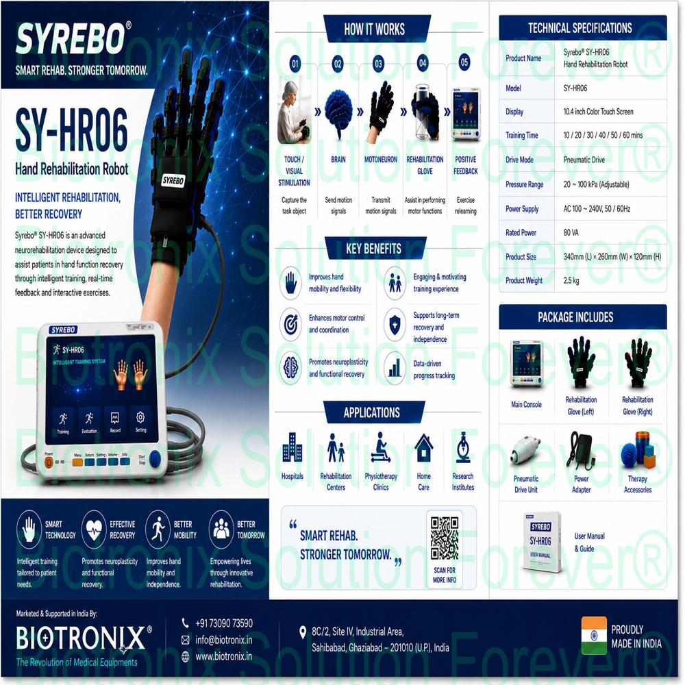 Syrebo Robotic Glove for Repetitive Hand Training