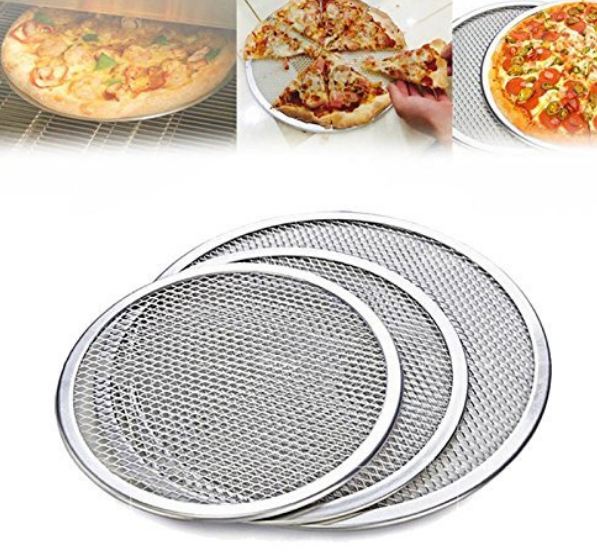 Pizza Screen Tray - Color: Silver