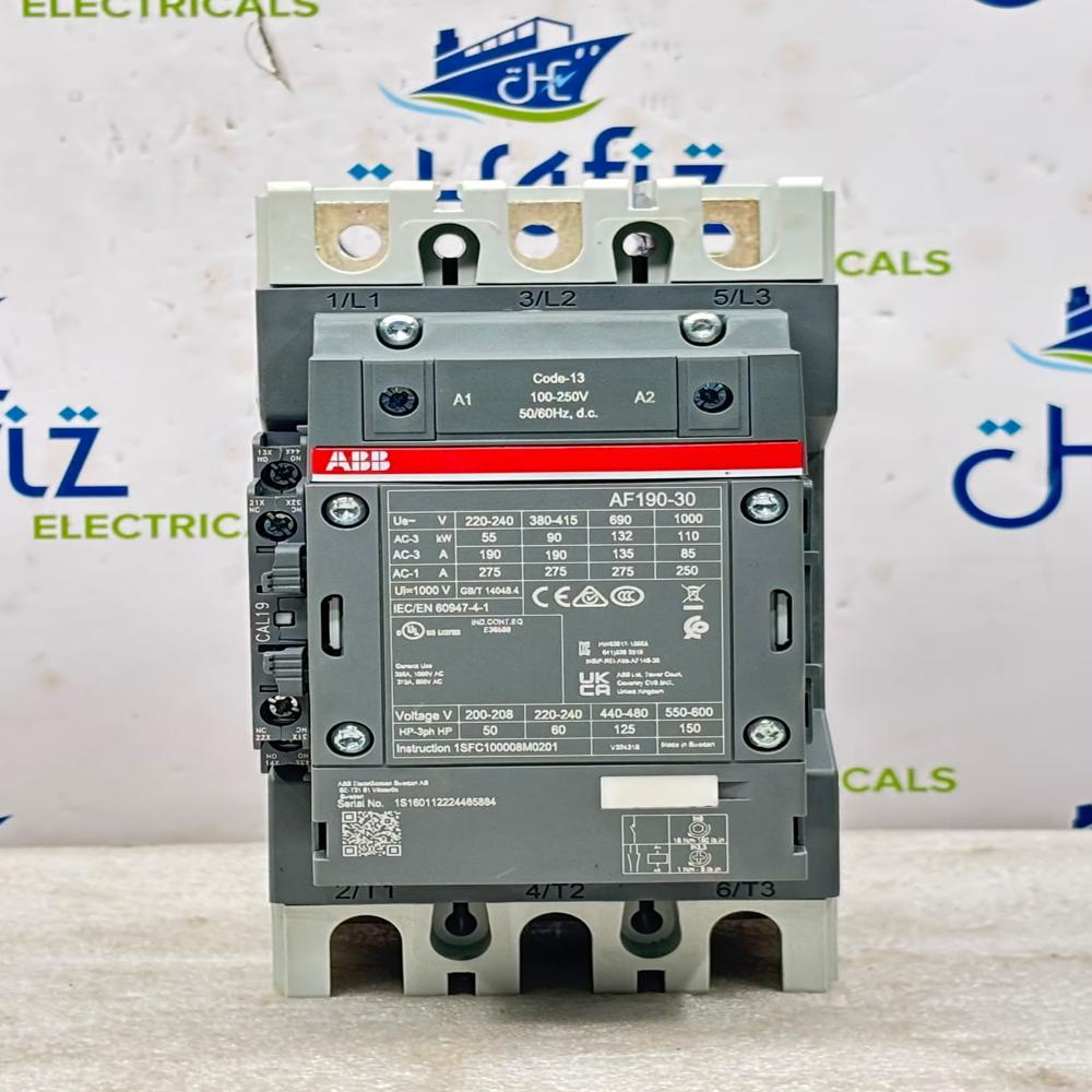 ABB AF190-30-11-13 CONTACTOR 100-250V DC 1SFL487002R1311 WITH MOUNTING KIT