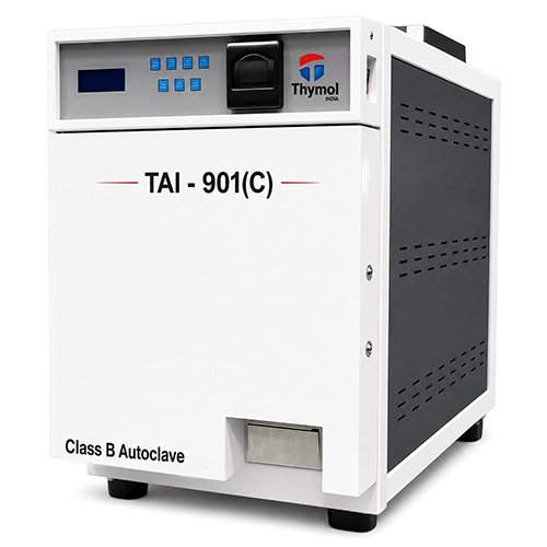 Thymol Class B Dental Autoclave - Chamber Size: 400 X 800 Mm