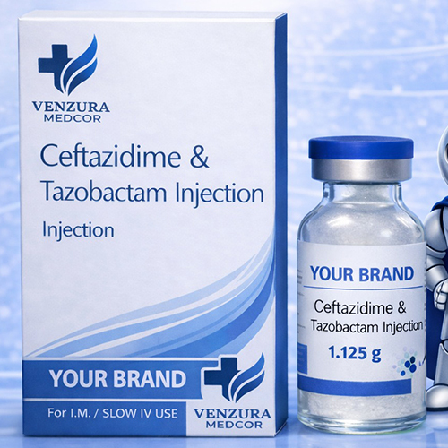 1.125 GM Ceftazidime And Tazobactam Injection