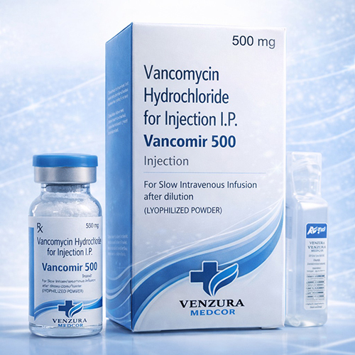 500 MG Vancomycin Hydrochloride For Injection IP