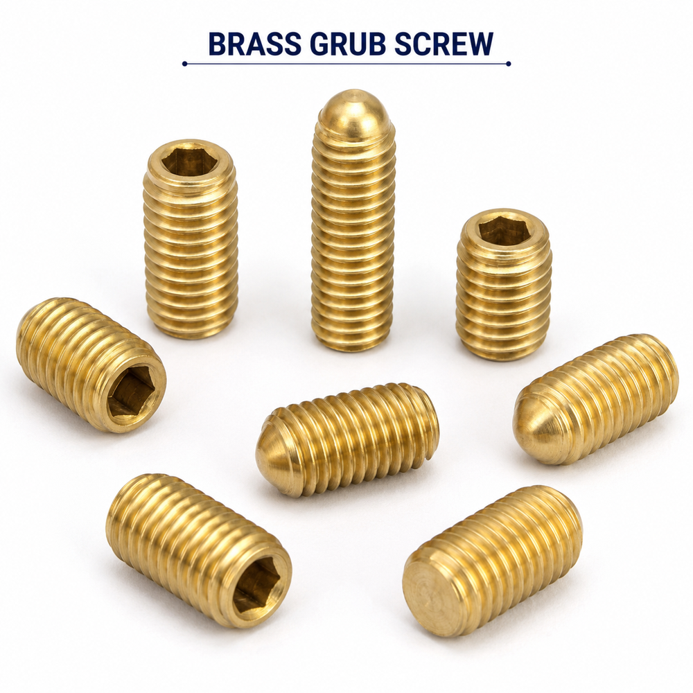 Brass Grub Screw