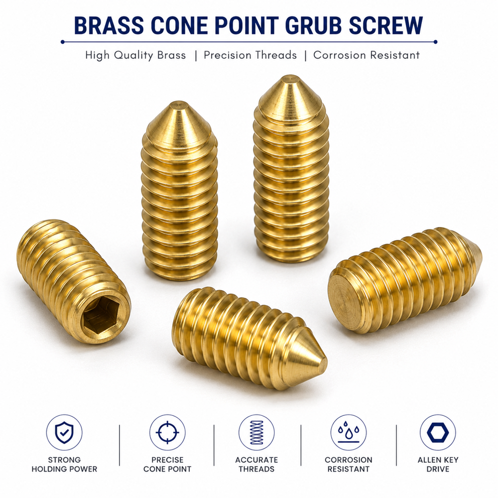Brass Grub Screw