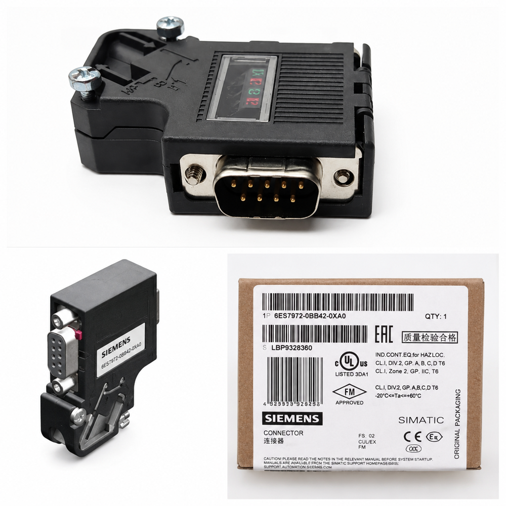 Siemens Profibus Connector 6ES7972-0BB42-0XA0