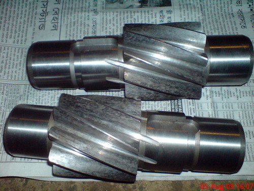 स्लैग क्रशर गियर बॉक्स के लिए इनपुट पिनियन शाफ्ट
