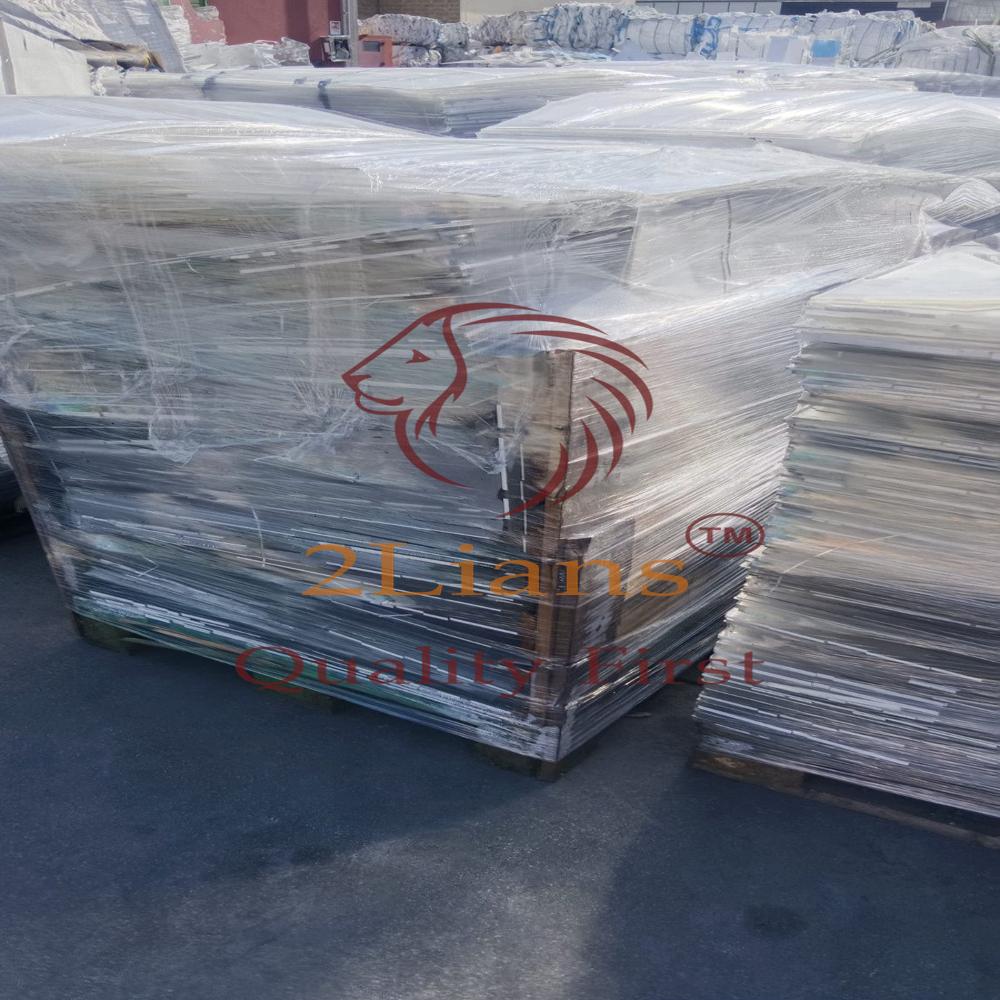 PMMA sheet and broken pieces  Extruded/Natural